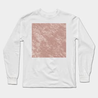 Soft rose gold velvet Long Sleeve T-Shirt